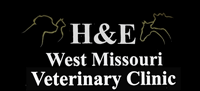 H&E West Mo Vet Clinic Logo